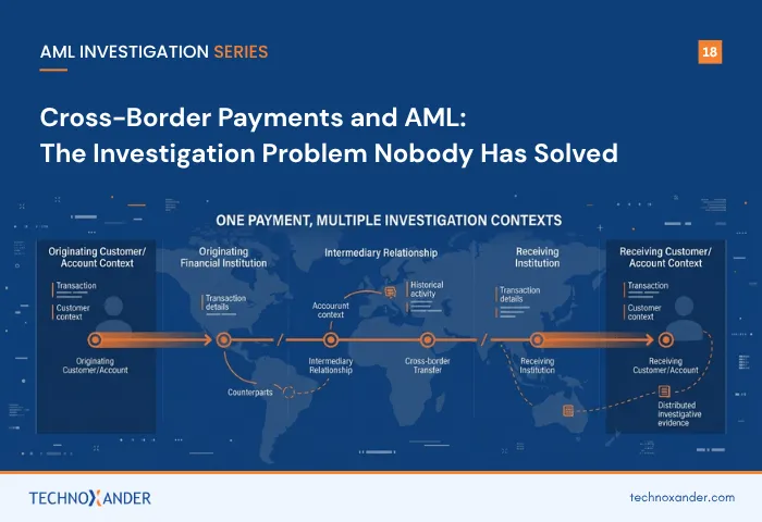 Cross-border payments and AML investigation across multiple financial institutions